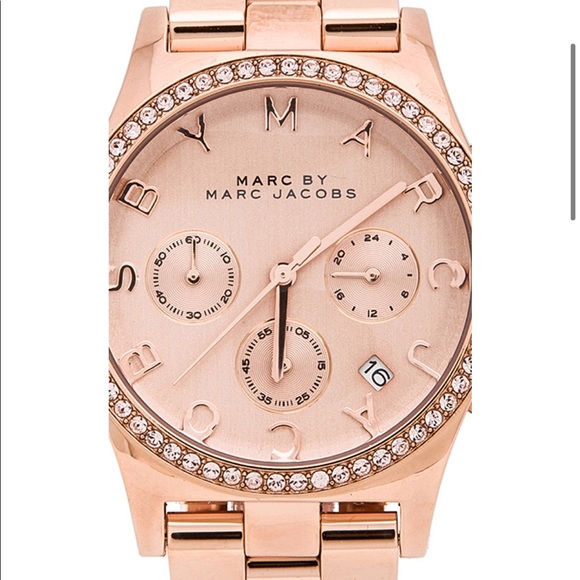 Marc by Marc Jacobs Henry Chrono Rose Gold Watch - Picture 2 of 9